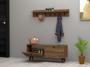 Cuier hol Model Rupa, Nuc, 113x35x48.5 cm - Img 2