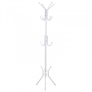 Cuier tip pom Model Piero, Alb, 44x44x181 cm