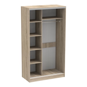 Dulap haine Korredor, stejar sonoma, 120x60x220 cm - Img 2