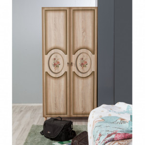 Dulap haine Model Stil, Multicolor, 90x52x192 cm - Img 3