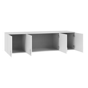 Dulap haine Royal, alb, 200x58x53 cm - Img 2