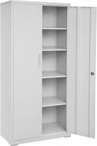 Dulap metalic Model Jesus, Gri, 80x40x180 cm - Img 2