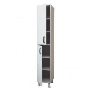 Dulap multifunctional Model M1, Alb, 33.3x35.8x191 cm - Img 6