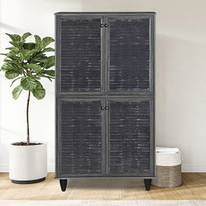 Dulap pantofi Ronan wenge 70.5x35x122cm - Img 3