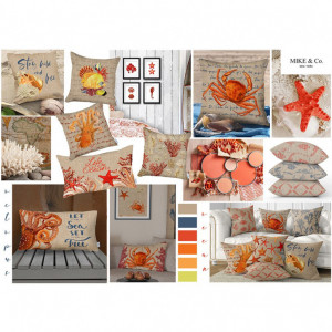 Fata de perna decorativa, Fancy V149, 43x43 - Img 2