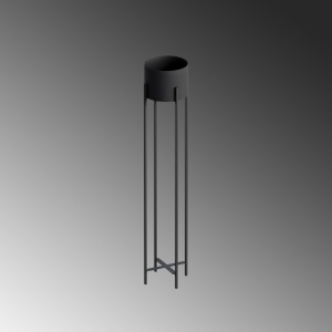Ghiveci decorativ GED Negru 23x108x23 cm - Img 5