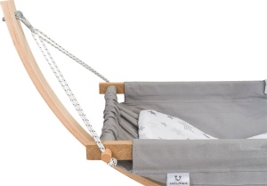 Hamac bebelusi Fethiye Gri 135x56 cm - Img 3