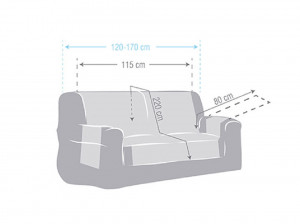 Husa Canapea, MID C56, 115 cm - Img 2