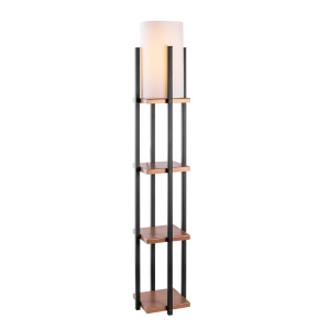 Lampadar 7113 Negru 25x25x130 cm - Img 3