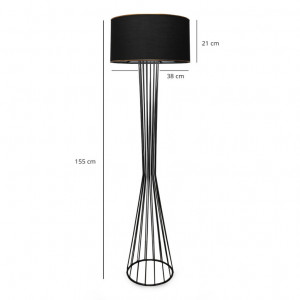 Lampadar AYD-3058 Negru - Img 3