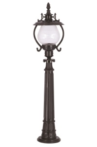 Lampadar de exterior 68205 Negru 107x25 cm