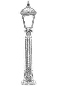 Lampadar de exterior M1B Maro 100x20 cm - Img 2