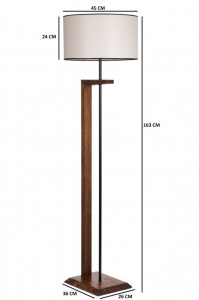 Lampadar Menekse Nuc Crem - Img 4