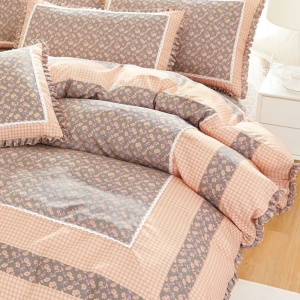 Lenjerie cu Broderie si Volanase Serene, 4 Piese (Finet) - Img 3