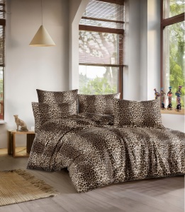 Lenjerie de pat dublu Model Leopard