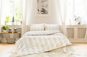 Lenjerie de pat dublu Model Nenas Beige