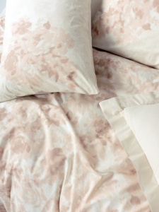 Lenjerie de pat dublu Model Vestige Beige - Img 2