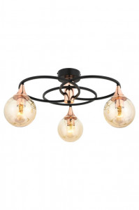 Lustra AR-1661-3BSY Negru/Bronz