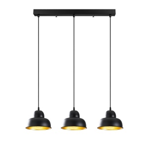 Lustra Berceste Negru 70x40x111 cm - Img 2