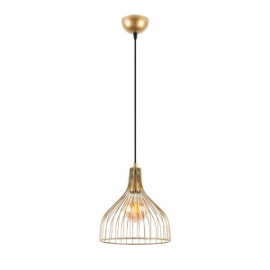 Lustra Cafu Auriu 25x25x123 cm - Img 6