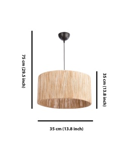 Lustra Cane Natural 40x20x75 cm - Img 4