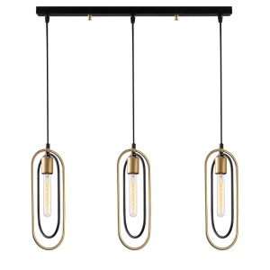 Lustra Cerco Negru 64x8x132 cm - Img 2