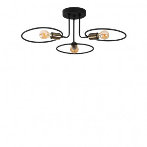 Lustra Circle - 1341 Negru - Img 2