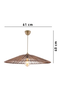 Lustra Conic Maro 61x61x8 cm - Img 6