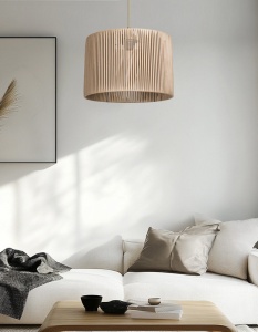 Lustra cu o singura lumina PWL-1118, E27 natural, 30x75 cm - Img 2