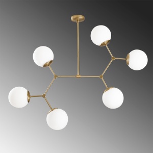 Lustra Damar Galben 100x58x80 cm - Img 4