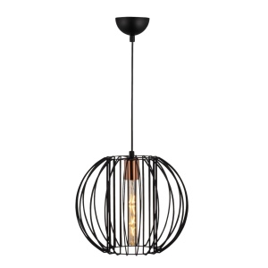 Lustra Fellini Negru 33x33x124 cm - Img 2
