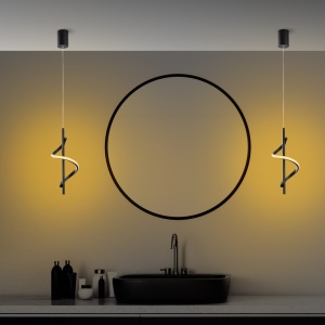 Lustra Likma Negru 16x50-100x16 cm - Img 3