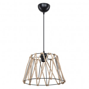 Lustra, Pako Word, PWL-1160, E27, Negru, 30 x 54 cm - Img 3