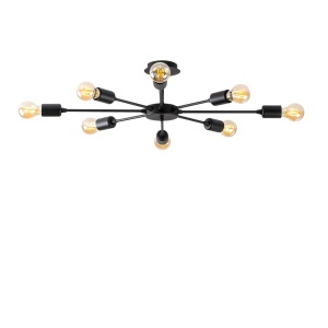 Lustra Ray Negru 78x78x19 cm - Img 4