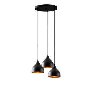 Lustra Tattoo Negru 42x42x114 cm - Img 2
