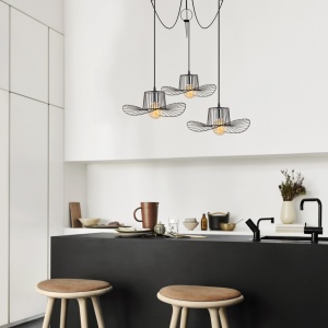 Lustra Tel Negru 118x122 cm - Img 1