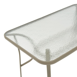 Masa de Gradina Model Ensure, Champagne, 140x80x70 cm - Img 4