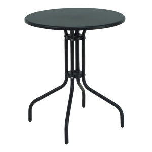 Masa de Gradina Model Vergo, Gri inchis, D60x70 cm