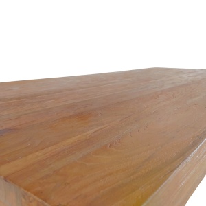 Masă de Grădină Wooly, tec, 220x90x75 cm - Img 5