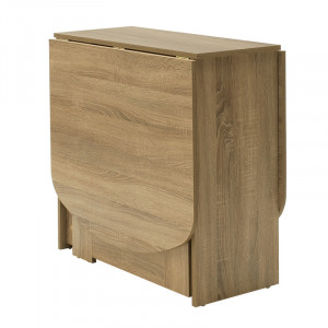 Masa Extensibila Model Aniya, 37-160x80x76.5 cm, Stejar sonoma - Img 2