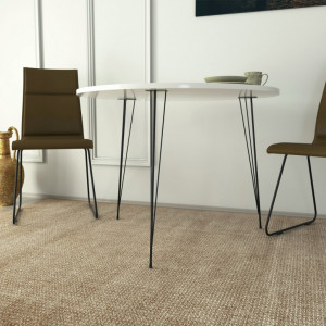 Masa Model Gordon, 90x90x75 cm, Alb lucios - Img 2