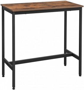Masa Model Murphy, 100x40x90 cm, Maro Rustic/Negru - Img 1