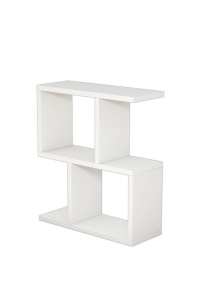 Masuta Auxiliara Model Brecken, 45x17x51.4 cm, Alb - Img 3
