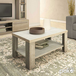 Masuta de Cafea Model Booth, 89.5x49.5x42.5 cm, Stejar sonoma - Img 2