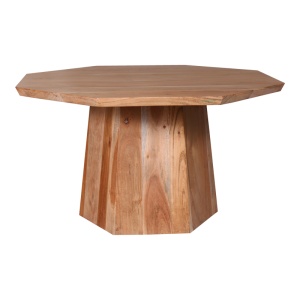 Masuta de Cafea Model Octagon, Natur, D80x45 cm