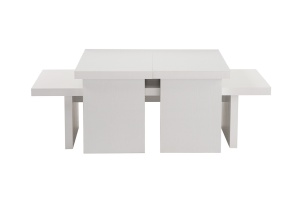 Măsuță de cafea Model Sanctuar, Lemn Alb - Img 5