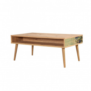 Masuta de Cafea Model Whitney 2, 110x60x45 cm, Stejar - Img 2