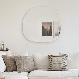 Oglinda de perete Frameless 1 20774 Negru 49x1.2x52cm - Img 2