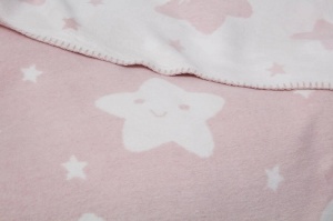 Patura Bebelusi Model Star Light Pink - Img 2