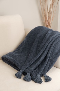 Patura pentru Pat Dublu Model Puffy 160 Anthracite - Img 2